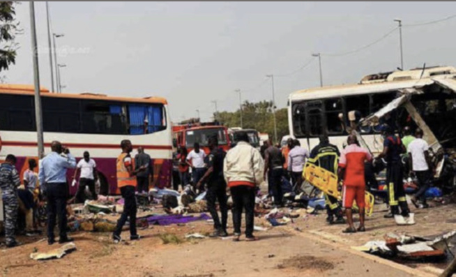 Causes de l’accident ayant fait 39 morts à Kaffrine: Les premiers éléments de l’enquête révèlent un excès de vitesse