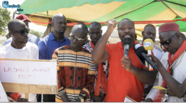Le centre de santé de Gandiaye en chantier depuis 2007, mais toujours rien : Guy Marius Sagna en soutien aux populations