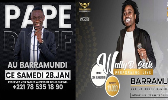 Dualité Wally Seck et Pape Diouf : comment un samedi 28 de feu au Barramundi a été évité de justesse Dualité Wally Seck et Pape Diouf : comment un samedi 28 de feu au Barramundi a été évité de justesse