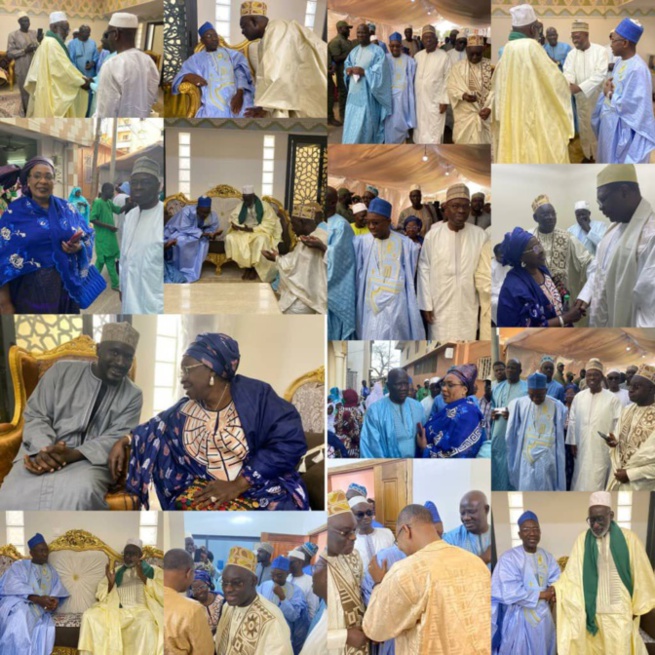 Ziarra annuelle de la famille omarienne : Une délégation du PDS était chez le Khalife Thierno Madani Tall.