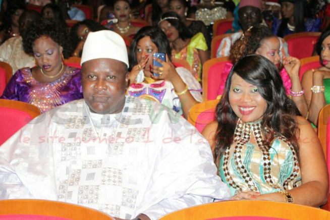 Fatou Abdou Ndiaye "Door warr" en compagnie de son Aladji Ass à la soirée de Pape Diouf au grand théâtre