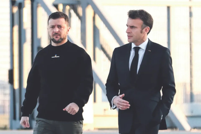 Guerre en Ukraine : après Paris et Bruxelles, le pacte Zelensky-Macron Guerre en Ukraine : après Paris et Bruxelles, le pacte Zelensky-Macron