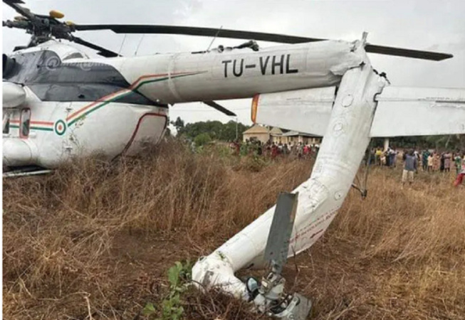 Côte d’Ivoire : crash d’un hélicoptère de l’armée avec à bord de hautes personnalités de l’Etat Côte d’Ivoire : crash d’un hélicoptère de l’armée avec à bord de hautes personnalités de l’Etat