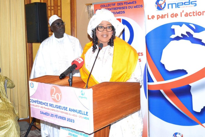 En images de la conférence annuelle religieuse des femmes chefs d'entreprises avec le MEDS du président Mbagnick Diop. En images de la conférence annuelle religieuse des femmes chefs d'entreprises avec le MEDS du président Mbagnick Diop.