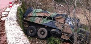 Décès d’un soldat, trois blessés graves lors d’un accident d’un véhicule de l’armée Décès d’un soldat, trois blessés graves lors d’un accident d’un véhicule de l’armée