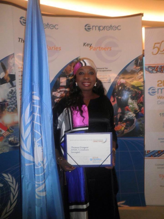 Thiané DIAGNE JOUR J nominée meilleure femme entrepreneur par le CNUCED à Genève. Thiané DIAGNE JOUR J nominée meilleure femme entrepreneur par le CNUCED à Genève.
