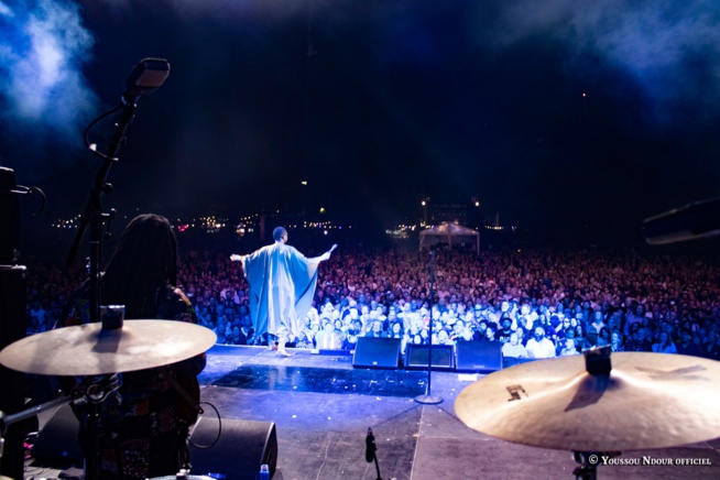 En images du concert de Youssou Ndour en Australie.