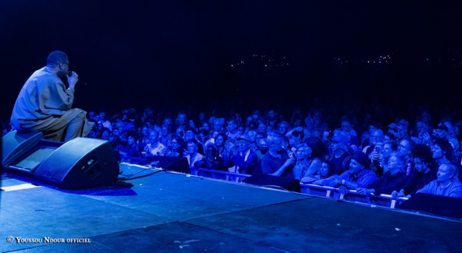 En images du concert de Youssou Ndour en Australie.