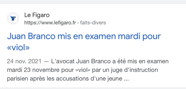 Découvrez qui est le nouveau avocat Français de Sonko Juan Branco qui est mis en examen pour viol. Découvrez qui est le nouveau avocat Français de Sonko Juan Branco qui est mis en examen pour viol.