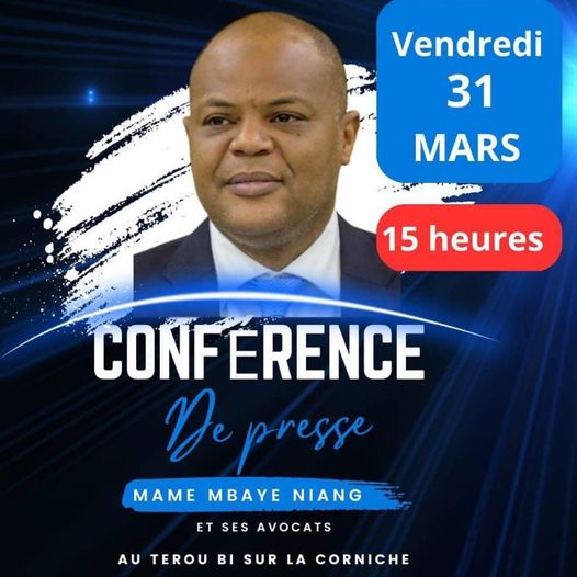 Condamnation de Ousmane Sonko : Mame Mbaye Niang face à la presse ce vendredi… Condamnation de Ousmane Sonko : Mame Mbaye Niang face à la presse ce vendredi…