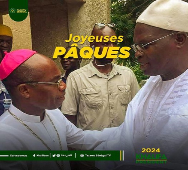 Célébration de la fête de Pâques : Le message de Khalifa Sall à la communauté chrétienne Célébration de la fête de Pâques : Le message de Khalifa Sall à la communauté chrétienne