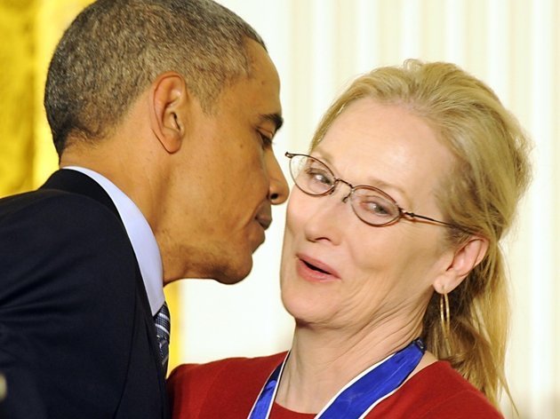 Barack Obama : "J'aime Meryl Streep et Michelle ne peut rien y faire !"