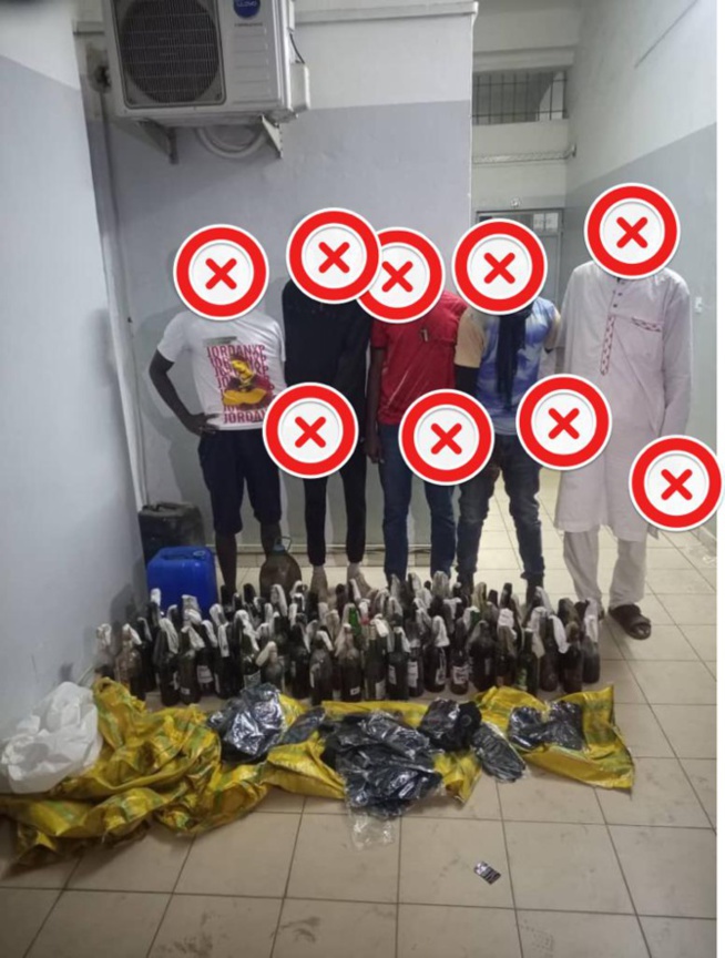 Alerte à Malika: Quatre individus interpellés, un important lot de cocktail Molotov saisi Alerte à Malika: Quatre individus interpellés, un important lot de cocktail Molotov saisi