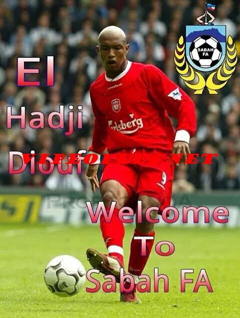Premier match: ElHadj Diouf capitaine signe son premier but et passeur décisif du second but avec son club Sabah FA