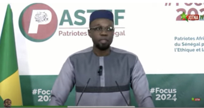 « Purge » dans le Pastef : Le message d'Ousmane Sonko à l’endroit de ses militants emprisonnés « Purge » dans le Pastef : Le message d'Ousmane Sonko à l’endroit de ses militants emprisonnés