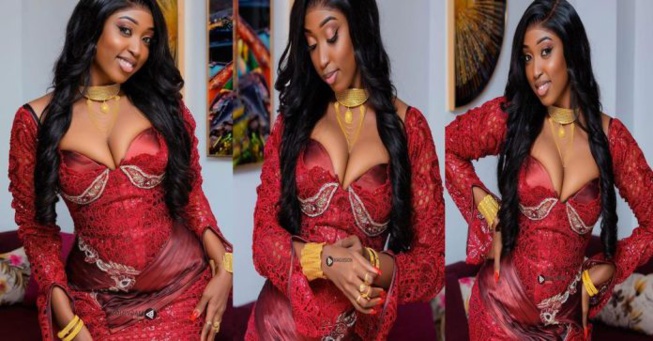 Sagnsé Korité: Tatira Sow envoûte ses fans dans une robe rouge moulante électrique Sagnsé Korité: Tatira Sow envoûte ses fans dans une robe rouge moulante électrique