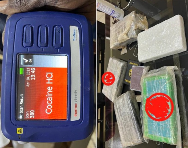 Lutte contre le trafic international de drogues : la Douane saisit 5,4 kg de cocaïne à Karang, deux trafiquants appréhendés Lutte contre le trafic international de drogues : la Douane saisit 5,4 kg de cocaïne à Karang, deux trafiquants appréhendés