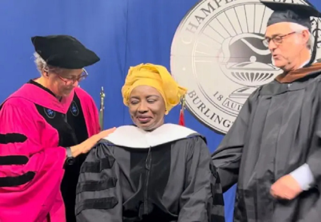 Titrée de Doctor Honoris Causa du Champlain College,: Aminata Mimi Touré distinguée aux Etats-Unis Titrée de Doctor Honoris Causa du Champlain College,: Aminata Mimi Touré distinguée aux Etats-Unis