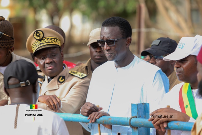 Le Premier Ministre, Ministre de l’Elevage et des Productions animales Amadou BA a présidé  la cérémonie officielle de réception de 312géniteurs « Guzera » à l’ENSA de Thiès