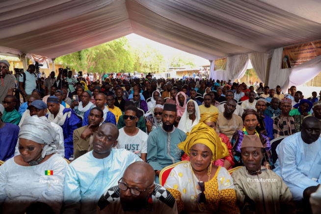 Le Premier Ministre, Ministre de l’Elevage et des Productions animales Amadou BA a présidé  la cérémonie officielle de réception de 312géniteurs « Guzera » à l’ENSA de Thiès