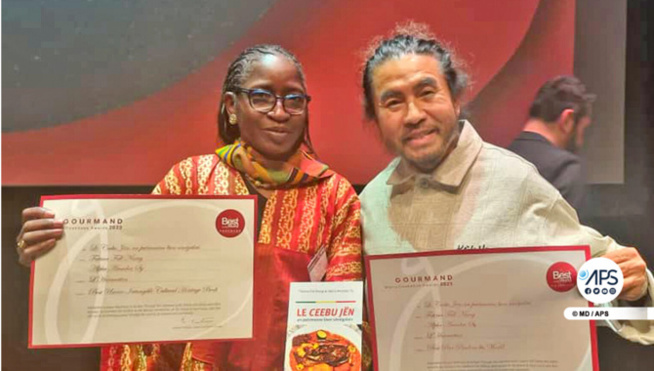 Culture : Le livre « Ceebu Jën-un patrimoine bien sénégalais », lauréat du 1er prix aux « Gourmand Awards 2023 » Culture : Le livre « Ceebu Jën-un patrimoine bien sénégalais », lauréat du 1er prix aux « Gourmand Awards 2023 »