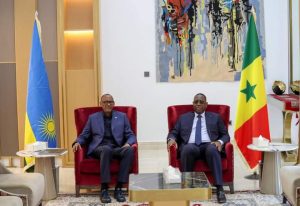 Le président rwandais Paul Kagame au Sénégal Le président rwandais Paul Kagame au Sénégal