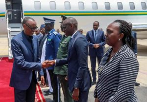 Le président rwandais Paul Kagame au Sénégal Le président rwandais Paul Kagame au Sénégal