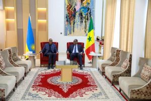 Le président rwandais Paul Kagame au Sénégal Le président rwandais Paul Kagame au Sénégal