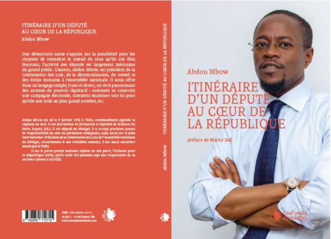 Abdou Mbow, auteur : Sortie de « Itinéraire d’un député au cœur de la République » le 1er juillet 2023