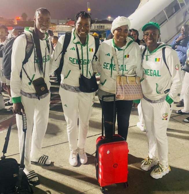 Afrobasket féminin 2023 : Arrivée des "Lionnes" à Kigali Afrobasket féminin 2023 : Arrivée des "Lionnes" à Kigali
