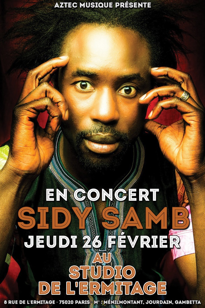Aprés la sortie du double album "Sunu et Adayi" Sidy Samb en tournéeà partir du 06 février à Kaolack.