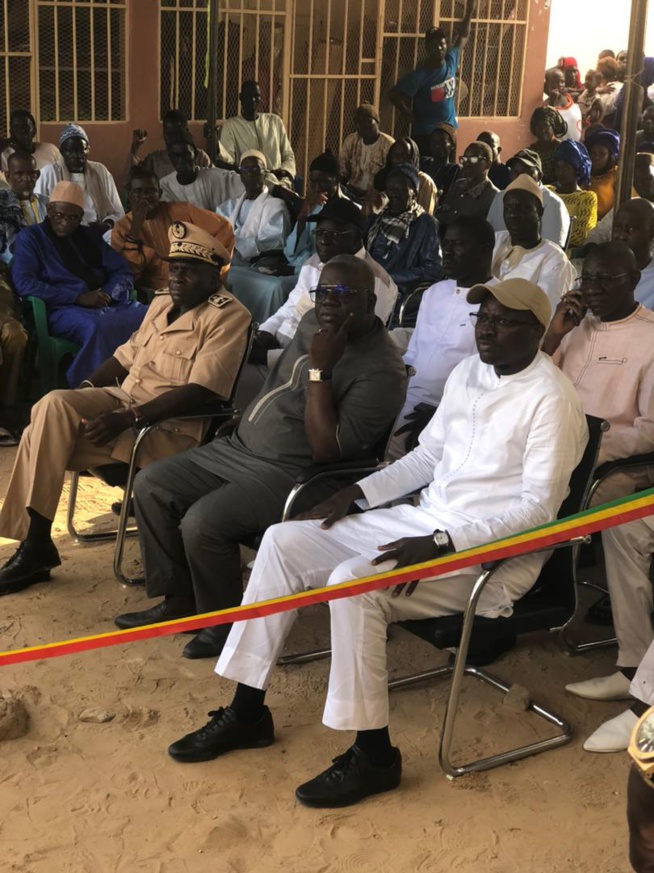 Mamadou Ndoye bane inaugure le marché de Pire Mamadou Ndoye bane inaugure le marché de Pire