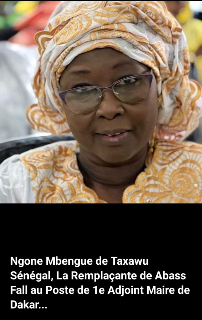 Mairie de ville de Dakar : Ngoné Mbengue vient de remplacer Abass Fall à la ville de Dakar Mairie de ville de Dakar : Ngoné Mbengue vient de remplacer Abass Fall à la ville de Dakar