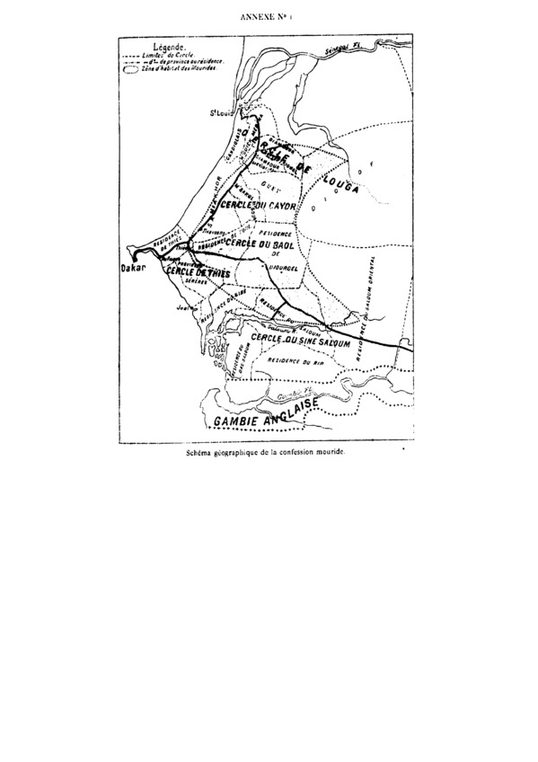 Exclusif ! Voici la cartographie des premières talibés de Cheikh Ahmadou Bamba en 1906