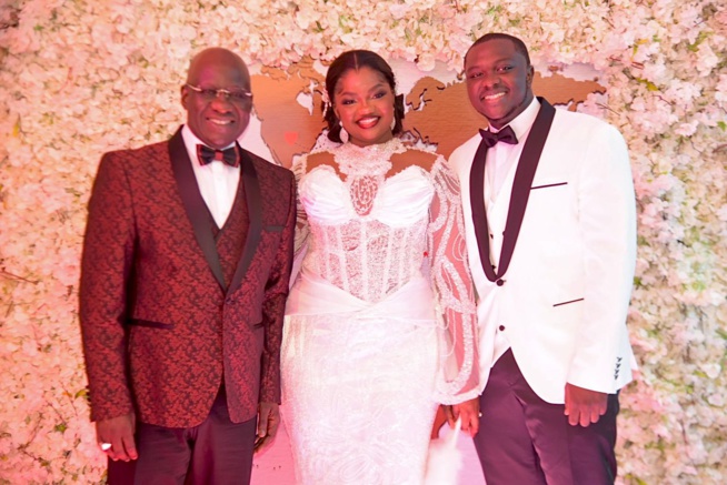 MARIAGE ROYAL- En images de la réception de Sophie Diop petite fille de Mbagnick Diop du MEDS et Lamine Ndaw fils de l'ex ministre au King Fhad