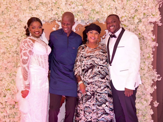 MARIAGE ROYAL- En images de la réception de Sophie Diop petite fille de Mbagnick Diop du MEDS et Lamine Ndaw fils de l'ex ministre au King Fhad
