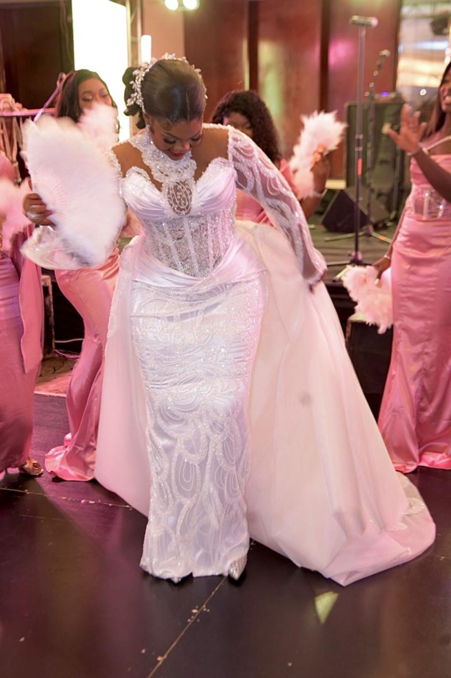 Réception de mariage entrée spectaculaire de la mariée Sophie Diop et son époux Lamine Ndaw au King Fhad.