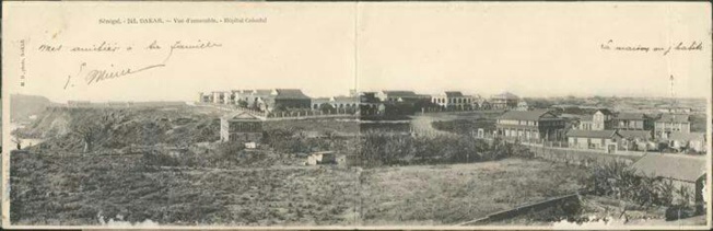 Photo: L’hôpital principal de Dakar en 1908. Photo: L’hôpital principal de Dakar en 1908.