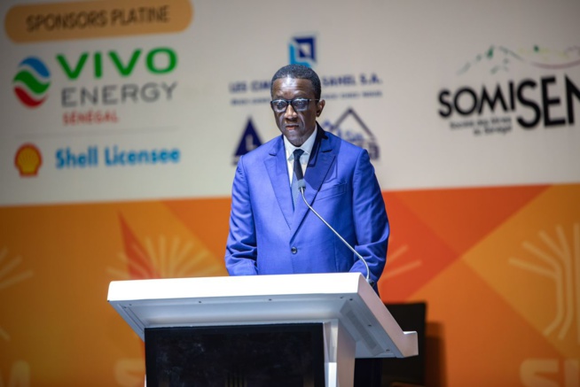 7ème édition du salon international des mines tenue ce mardi à Diamniadio discours du PM Amadou Ba