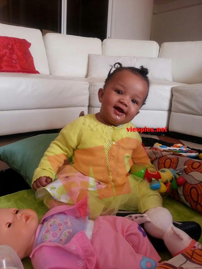 Photo: Voici la mignonne petite princesse de la femme d'affaires Oumou Provocation.