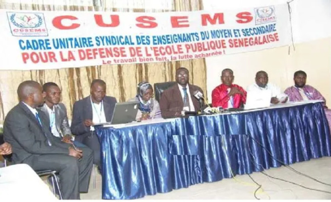 Plus de 100 enseignants détenus enregistres : Le Cusems Thiès exige leur libération Plus de 100 enseignants détenus enregistres : Le Cusems Thiès exige leur libération