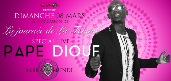 Derniére soirée avant le grand "Bégué", Pape Diouf & la génération consciente vous donne rendez-vous au Baramundi ce dimanche. Derniére soirée avant le grand "Bégué", Pape Diouf & la génération consciente vous donne rendez-vous au Baramundi ce dimanche.