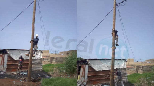 La Sénélec répond efficacement à l'appel des habitants de Mésséré : Le poteau électrique réparé avec succès La Sénélec répond efficacement à l'appel des habitants de Mésséré : Le poteau électrique réparé avec succès