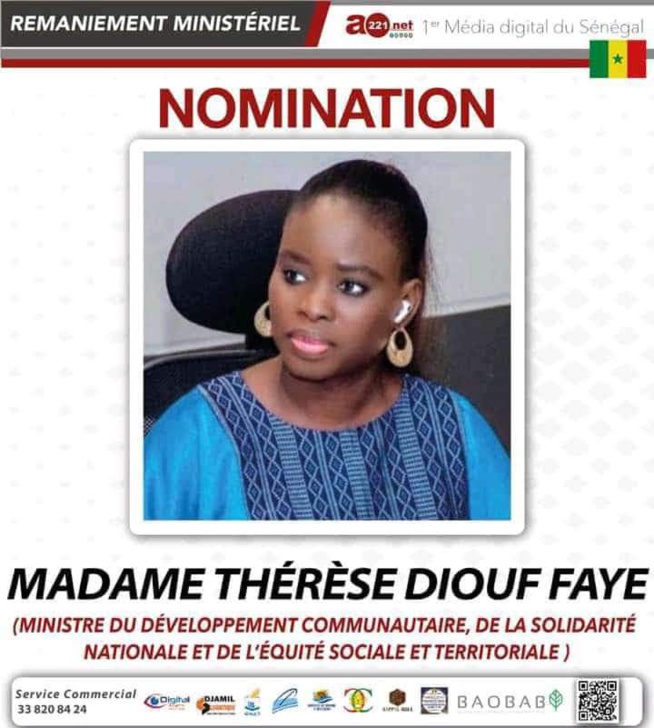 Thérèse FAYE DIOUF : Le sacre d’une fidèle Thérèse FAYE DIOUF : Le sacre d’une fidèle
