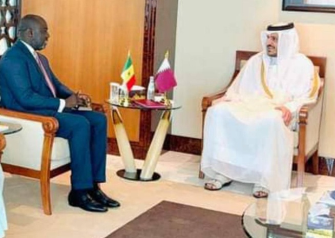 Doha: Abdou Karim Fofana reçu par son homologue qatari du Commerce et de l’Industrie, Cheikh Mohammed Al Abdullah Al Thani, ce mercredi