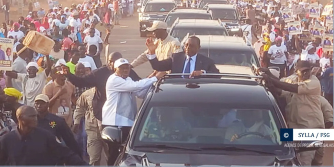 En tournée économique à Kédougou: Le président de la République, Macky Sall, chaleureusement accueilli par une foule en extase