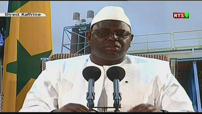 Macky Sall : « La baisse de la croissance ne nous a pas affecté parce qu’il y a une bonne tenue de nos finances publiques! » Macky Sall : « La baisse de la croissance ne nous a pas affecté parce qu’il y a une bonne tenue de nos finances publiques! »