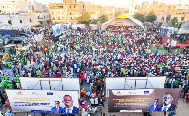 EN IMAGES CÉRÉMONIE DE LANCEMENT DES TRAVAUX ROUTIERS AUX PARCELLES ASSAINIES EN IMAGES CÉRÉMONIE DE LANCEMENT DES TRAVAUX ROUTIERS AUX PARCELLES ASSAINIES