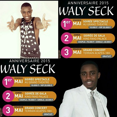 1er 2 et 3 Mai : 6 ème éditions anniversaires Wally BALLAGO SECK
