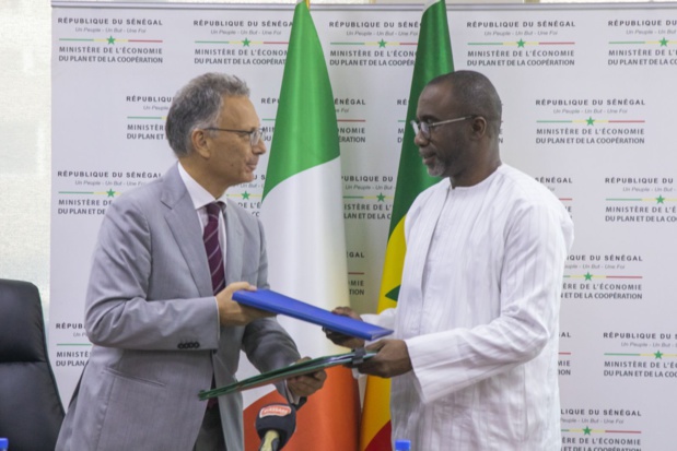 Sénégal-Italie : Signature de deux accords de financement de 7 millions d’euros Sénégal-Italie : Signature de deux accords de financement de 7 millions d’euros